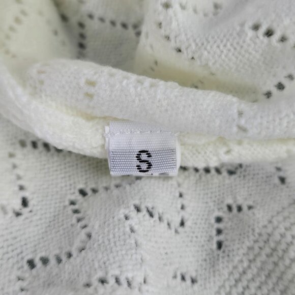 New Women’s Cream Knit Long Sleeve Sweater | Size Small - Picture 4 of 5